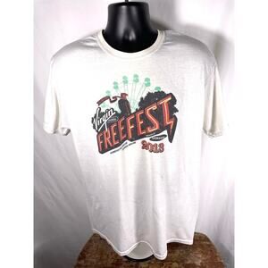 Virgin Mobile FreeFest 2013 Concert Tee White Size L